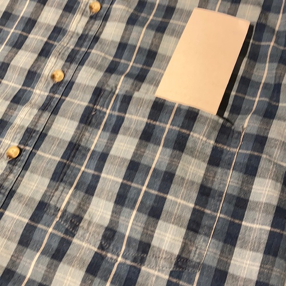 The original cascade blue jeans plaid shirt M - Picture 6 of 16